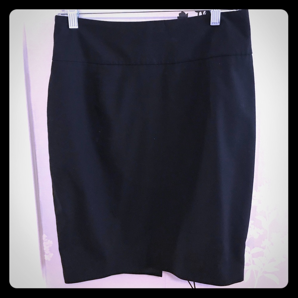 Classic Black Pencil Skirt